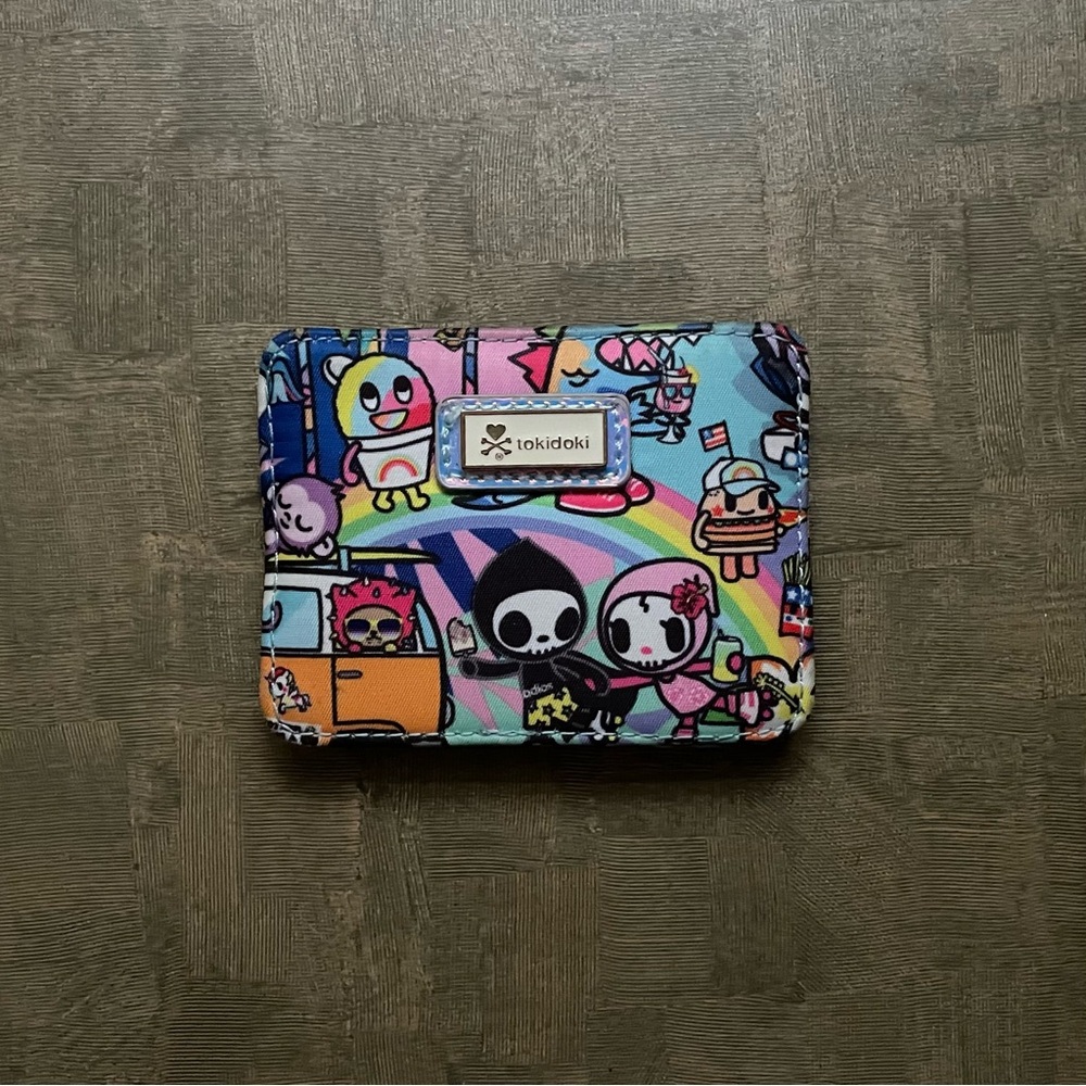 ⛔️tokidoki Flat Card Case Wallet | Pool Party